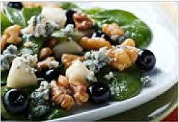 Blueberry Gorgonzola Walnut Salad