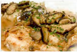 Chicken Marsala with fresh chicken and mushrooms
